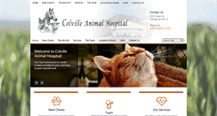 Desktop Screenshot of colvilleanimalhospital.com